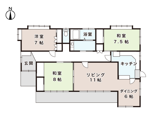 detached 松本市筑摩２丁目